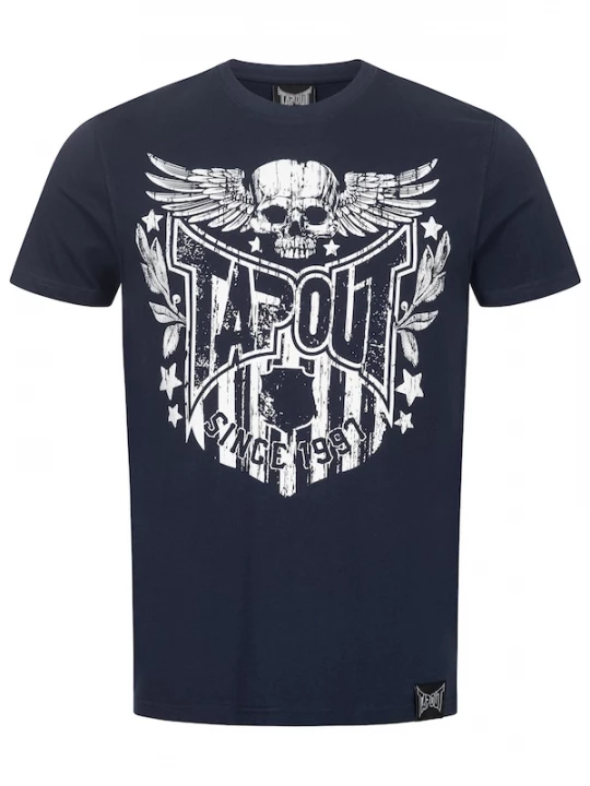 Foto van product Tapout Shirt 'Westlake' navy / wit