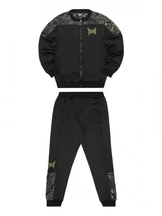 Foto van product Tapout Trainingspak 'Roots Taptrack' donkerblauw / groen / zwart