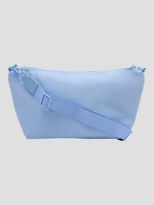 Foto van product Tas met bloemenmotief en ritsvak s.Oliver blauw