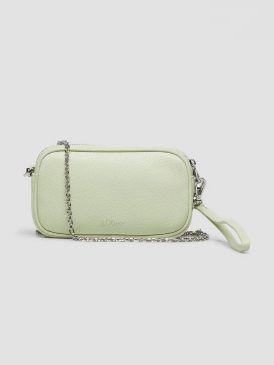 Foto van product Tas met ritssluiting en afneembare riem s.Oliver groen