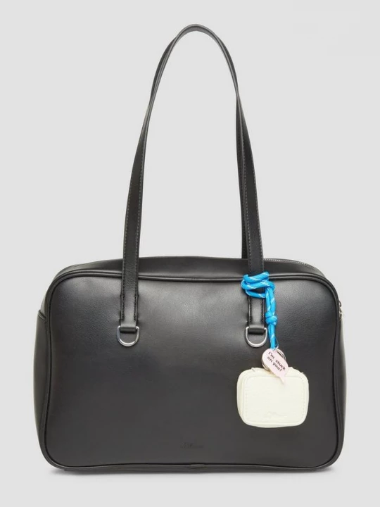 Foto van product Tas met ritsvak en kort hengsel s.Oliver zwart
