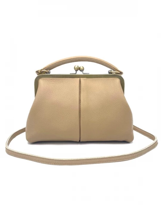 Foto van product Taschenkinder Handtas 'Kleine Olive – Leder Handtasche & Umhängetasche' beige