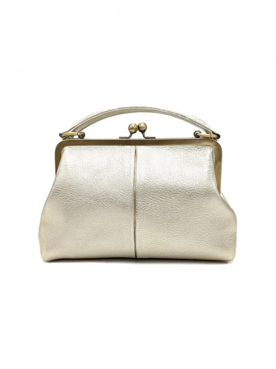 Foto van product Taschenkinder Handtas 'Kleine Olive – Leder Handtasche & Umhängetasche' goud