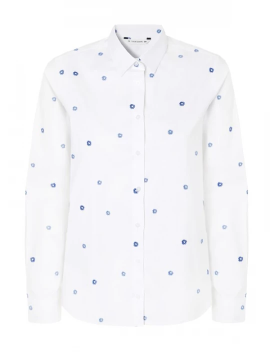 Foto van product TATUUM Blouse 'Edna' royal blue / koningsblauw / donkerblauw / wit