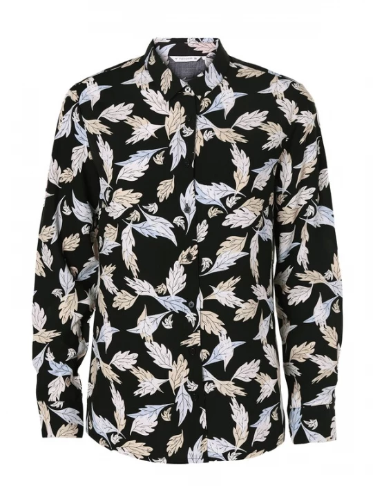 Foto van product TATUUM Blouse 'Fela 1' crème / taupe / zwart / wit