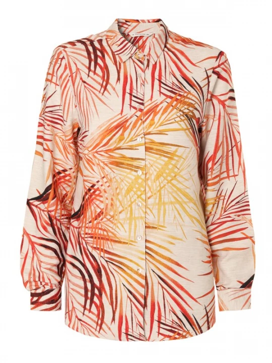 Foto van product TATUUM Blouse 'Goniko 1' beige / geel / rood / bordeaux