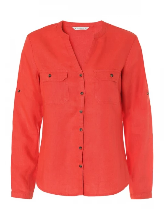 Foto van product TATUUM Blouse 'Justyna' donkeroranje
