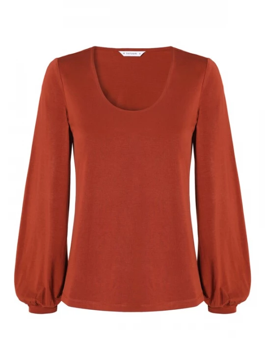 Foto van product TATUUM Blouse 'Kigoni' donkeroranje