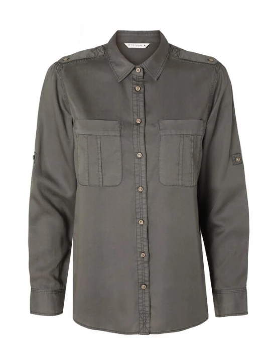 Foto van product TATUUM Blouse 'Korsana' donkergroen