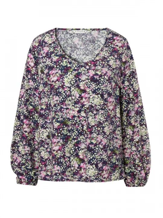 Foto van product TATUUM Blouse pink / zwart / wit