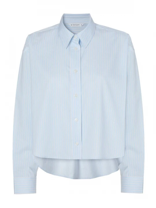 Foto van product TATUUM Blouse 'Sofia_1' pastelblauw / zwart / wit