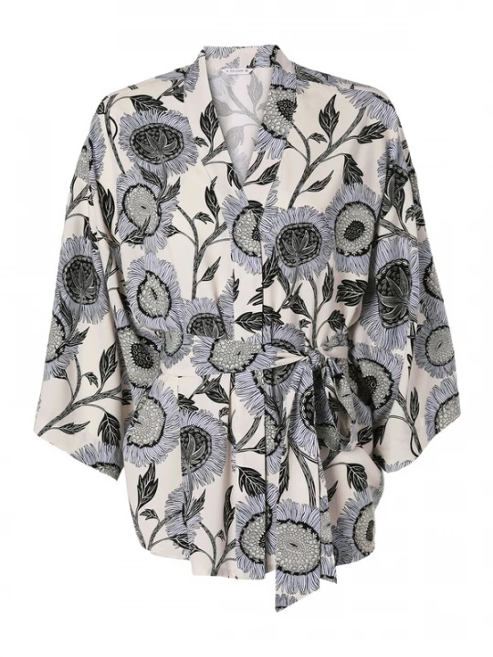Foto van product TATUUM Blouse 'Tawina' grijs / zwart / offwhite