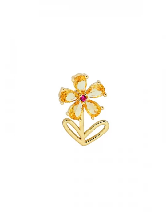 Foto van product TATUUM Broche 'Kiwo' honing / goud / pink
