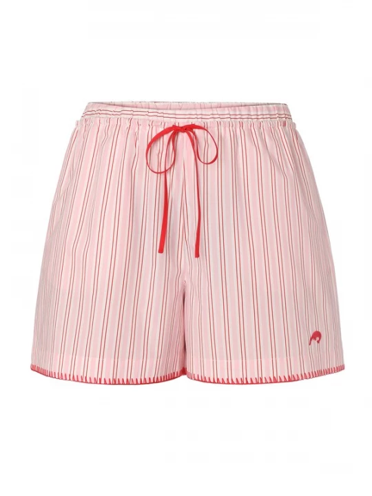 Foto van product TATUUM Broek 'Calma' rosa / rood / wit