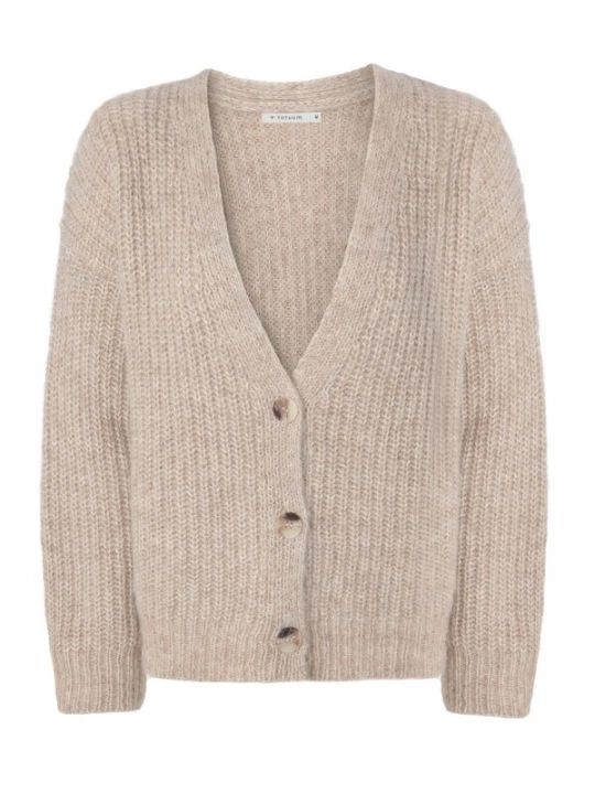 Foto van product TATUUM Gebreid vest 'Adison' beige gemêleerd