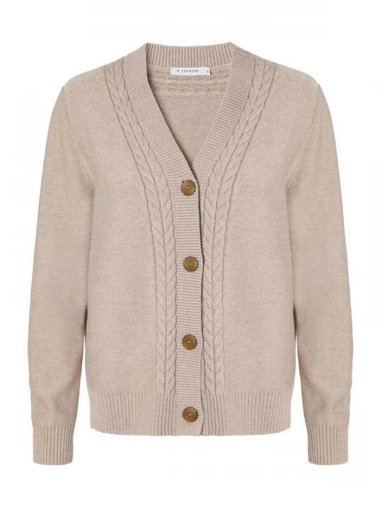 Foto van product TATUUM Gebreid vest 'Lilac' beige