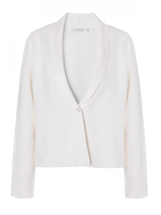 Foto van product TATUUM Gebreid vest 'Prado' offwhite