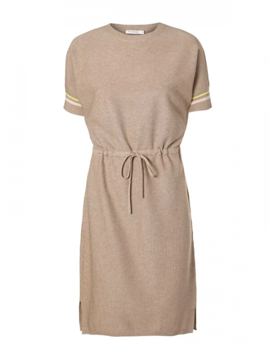 Foto van product TATUUM Gebreide jurk 'Pam' beige / geel / rosa