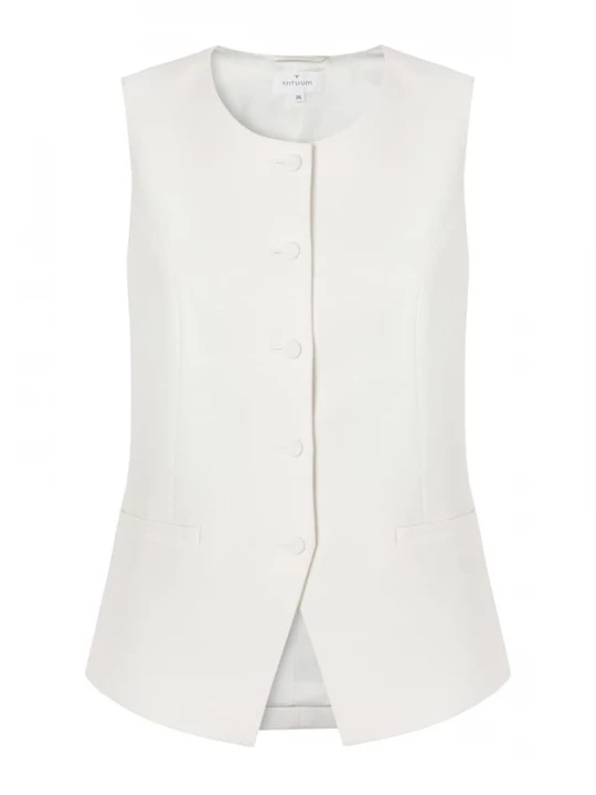 Foto van product TATUUM Gilet 'Lanare' offwhite