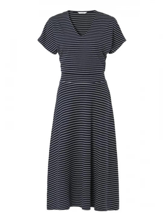 Foto van product TATUUM Jurk 'Avana' navy / wit
