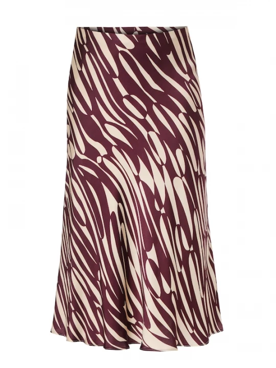 Foto van product TATUUM Rok beige / bordeaux