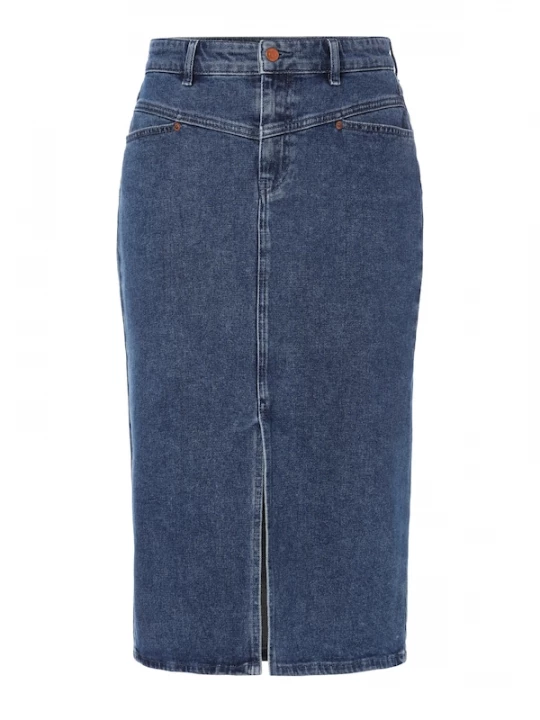 Foto van product TATUUM Rok 'Medianaria' blauw denim