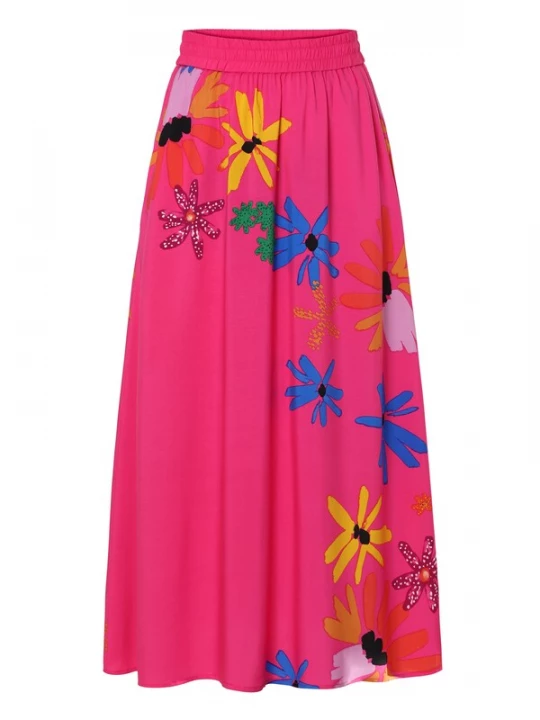 Foto van product TATUUM Rok 'Sand 1' blauw / geel / pink / zwart
