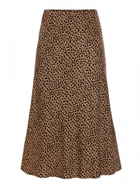 Foto van product TATUUM Rok 'Satini 1' bruin / zwart