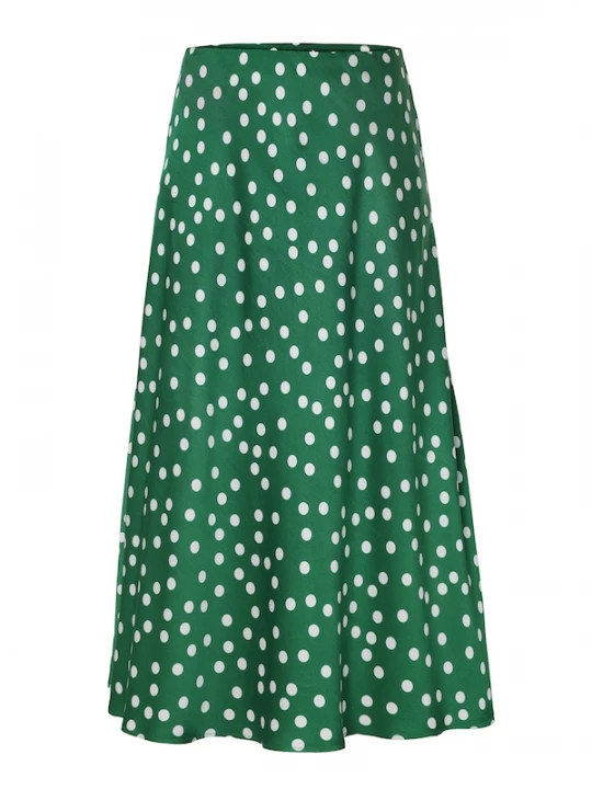 Foto van product TATUUM Rok 'Satini 1' groen / wit