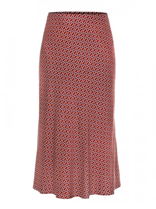 Foto van product TATUUM Rok 'Satini 2' blauw / donkerrood / zwart / wit