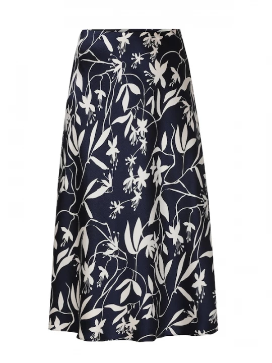 Foto van product TATUUM Rok 'Satini 2' donkerblauw / wit