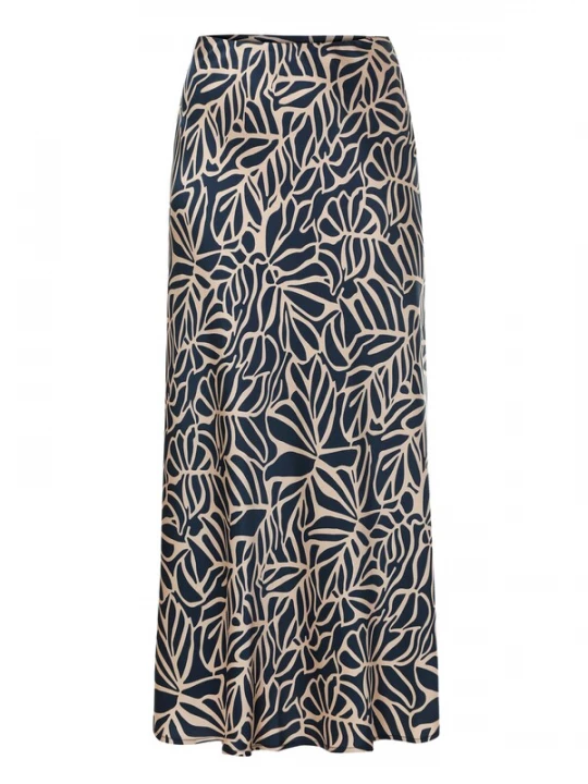 Foto van product TATUUM Rok 'Satinola' crème / navy