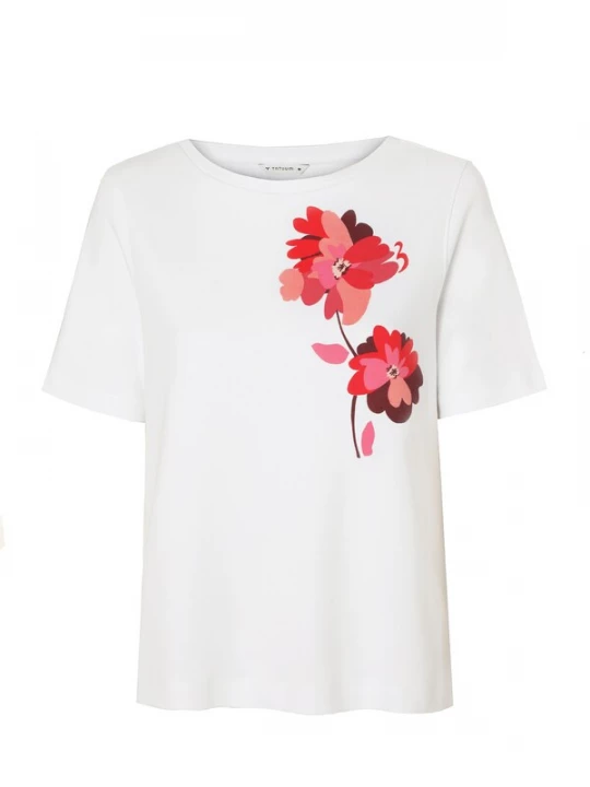 Foto van product TATUUM Shirt 'Ajmirja 1' oudroze / rood / wijnrood / wit