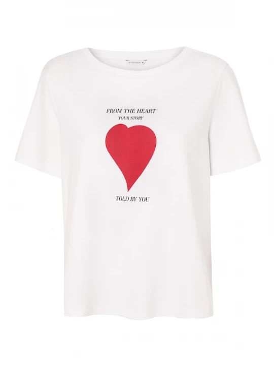 Foto van product TATUUM Shirt 'Ajmirja 2' rood / zwart / wit