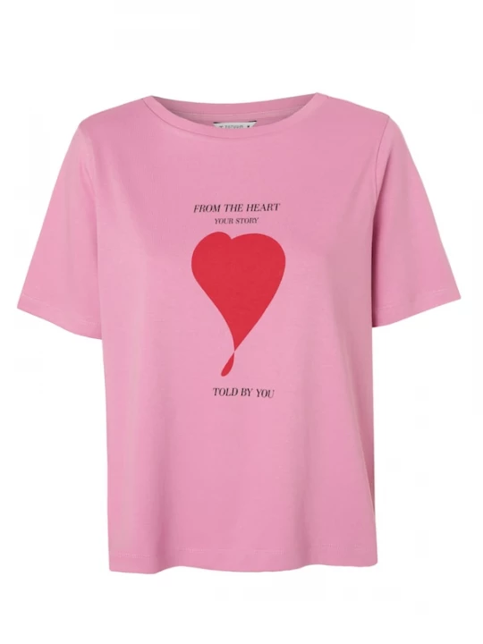 Foto van product TATUUM Shirt 'Ajmirla 2' pink / rood / zwart