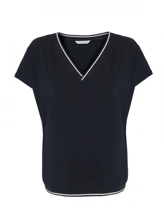 Foto van product TATUUM Shirt 'Ajsala' marine / wit