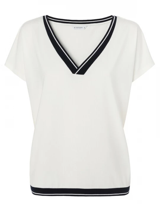 Foto van product TATUUM Shirt 'Ajsala' navy / offwhite