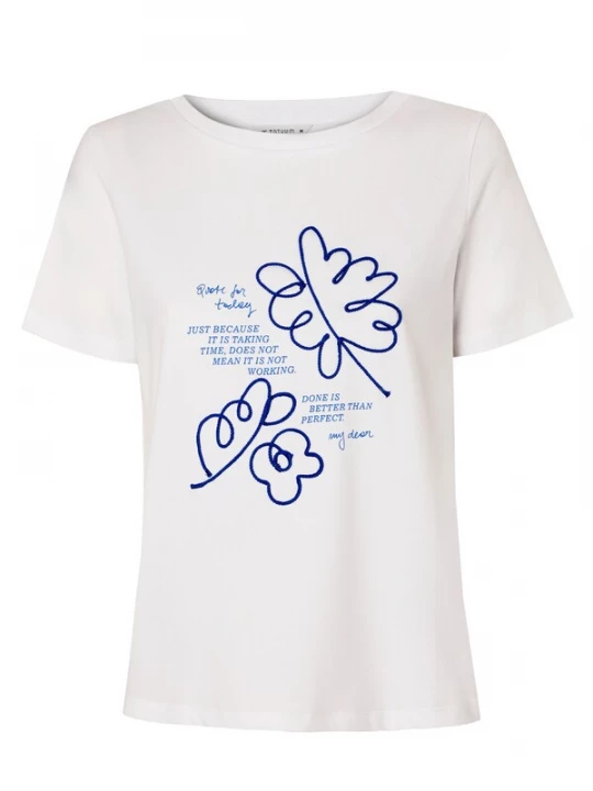 Foto van product TATUUM Shirt 'Atono 2' blauw / donkerblauw / wit