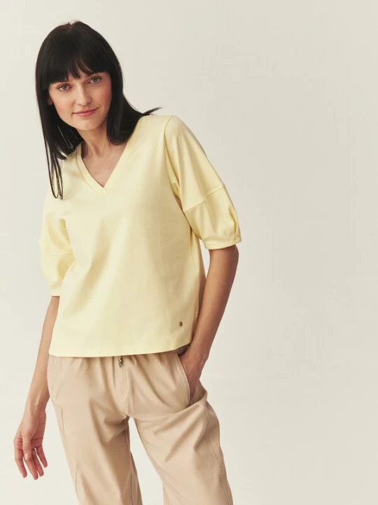 Foto van product TATUUM Shirt 'Beesa 1' lichtgeel