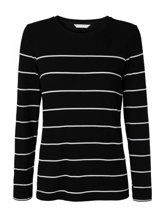Foto van product TATUUM Shirt 'Borsi' zwart / wit