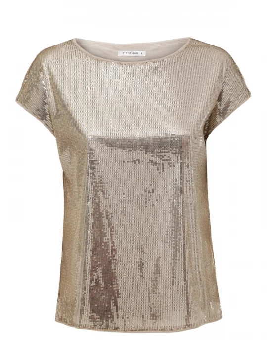 Foto van product TATUUM Shirt 'Cekina' beige