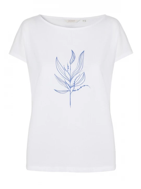 Foto van product TATUUM Shirt 'Mandeno' royal blue / koningsblauw / wit