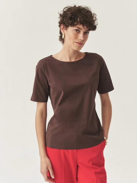 Foto van product TATUUM Shirt 'Mikajo' donkerbruin