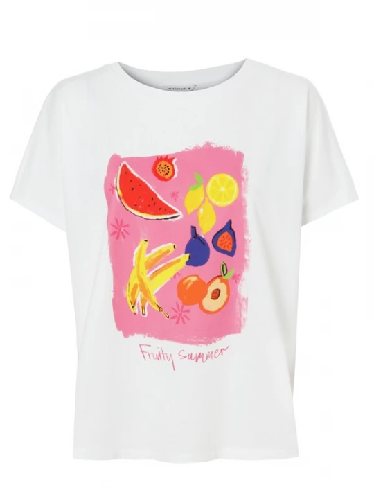 Foto van product TATUUM Shirt 'Nils 1' geel / lichtroze / rood / wit