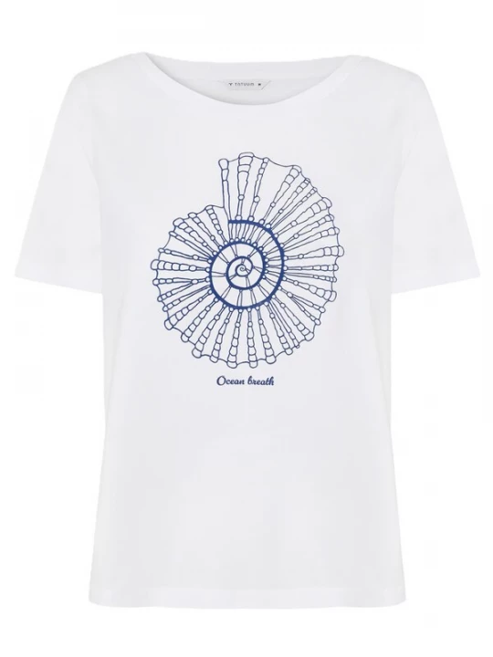 Foto van product TATUUM Shirt 'RAMIRA 1' nachtblauw / wit