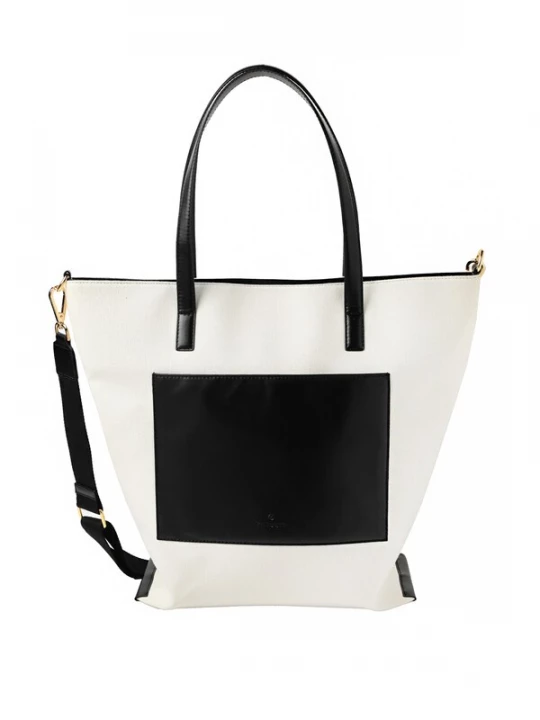 Foto van product TATUUM Shopper 'ERNA' zwart / offwhite