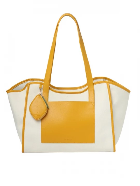 Foto van product TATUUM Shopper 'Frita' geel / offwhite