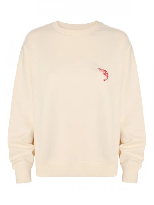 Foto van product TATUUM Sweatshirt 'Apetit' crème / blauw / cranberry / wit