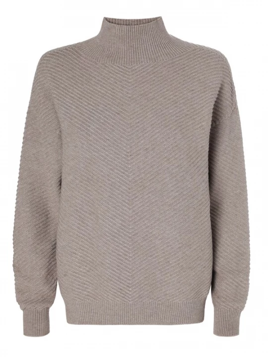 Foto van product TATUUM Trui beige gemêleerd