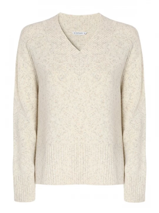 Foto van product TATUUM Trui 'Inola' beige / donkerbruin